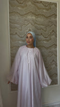 Robe manches bouffantes