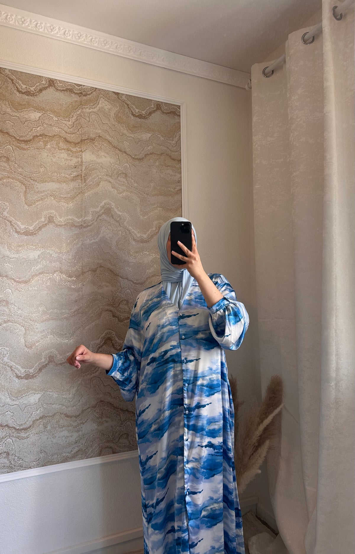 Robe satinée