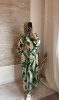 Robe satinée