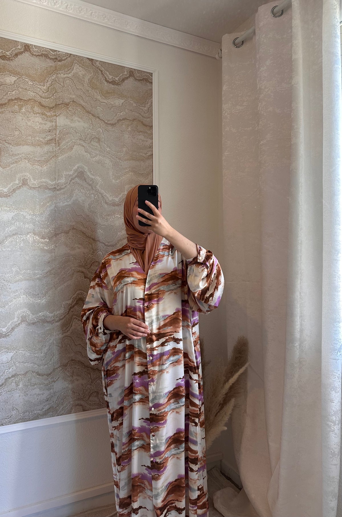 Robe satinée