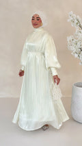 Robe satinée